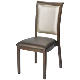 <p>Worldwide Seating silla de banquete, silla apilable Riesling</p><p>Apilable</p><p>Armazón: Aluminio con recubrimiento de polvo o decoración de madera a elegir</p><p>El armazón está endurecido a 200°C y por lo tanto es muy robusto</p><p>Asiento/respaldo: Revestimiento de tela o imitación de cuero según se desee</p><p>&nbsp