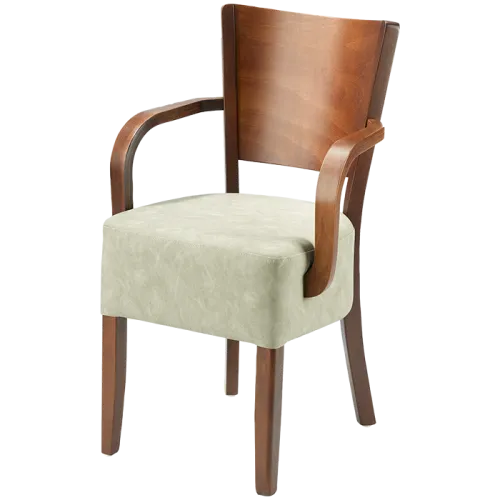 &lt;p&gt;Worldwide Seating chaise de restaurant Mandy DP AL&lt;br /&gt;&lt;br /&gt;Châssis : hêtre teinté au choix, p.ex. noyer, chêne ou wengé.&lt;br /&gt;&lt;br /&gt;Assise/dossier : similicuir, tissu de revêtement&amp;nbsp