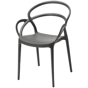 <p>Garden Emotions Design Chair Nora stackable</p><p>Aesthetic furnishing at A.B.C. Worldwide!</p><p>Don't miss out on this offer from Garden Emotions. The Nora design chair is very special in its own way. Due to its unusual shape, it always catches the eye wherever it goes. The designer G. Bonzini has created a unique "line" shape for the chair. In addition, this chair is UV and weather resistant and even stackable up to 8 chairs. The frame is made of polypropylene and reinforced with glass fibre. It is available for immediate delivery!</p><p>The seat height is 45cm.</p><p>The armrest height is 65cm.</p><p>The total height is 88cm.</p><p>The width is 54cm and the depth is 57cm.</p><p>The seat is 43 x 43cm.</p><p>The weight is 4,2kg.</p>