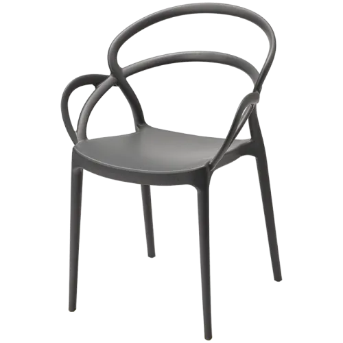 &lt;p&gt;Garden Emotions Design Chair Nora stackable&lt;/p&gt;&lt;p&gt;Aesthetic furnishing at A.B.C. Worldwide!&lt;/p&gt;&lt;p&gt;Don't miss out on this offer from Garden Emotions. The Nora design chair is very special in its own way. Due to its unusual shape, it always catches the eye wherever it goes. The designer G. Bonzini has created a unique &quot;line&quot; shape for the chair. In addition, this chair is UV and weather resistant and even stackable up to 8 chairs. The frame is made of polypropylene and reinforced with glass fibre. It is available for immediate delivery!&lt;/p&gt;&lt;p&gt;The seat height is 45cm.&lt;/p&gt;&lt;p&gt;The armrest height is 65cm.&lt;/p&gt;&lt;p&gt;The total height is 88cm.&lt;/p&gt;&lt;p&gt;The width is 54cm and the depth is 57cm.&lt;/p&gt;&lt;p&gt;The seat is 43 x 43cm.&lt;/p&gt;&lt;p&gt;The weight is 4,2kg.&lt;/p&gt;