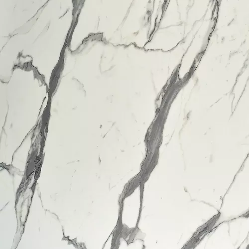 Tischplatte Basic Line Compact Marmor blanco