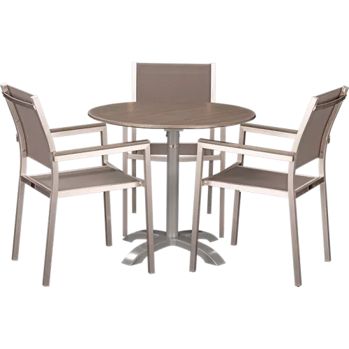 Outdoor Set Sedna &amp; Loft Oak ø80cm