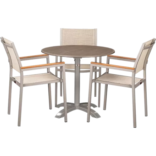 Outdoor Set Eris &amp; Loft Oak ø80cm